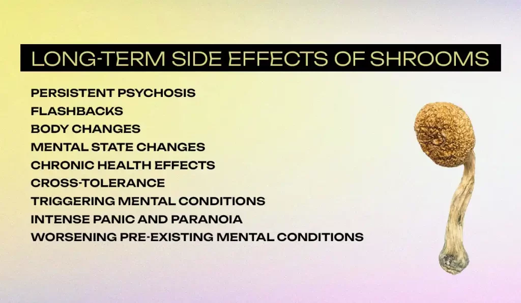 Long-term side effects of shrooms