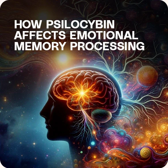 Glowing brain with neural connections.